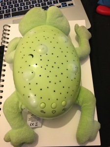 The baby toy with the heartbeat function 